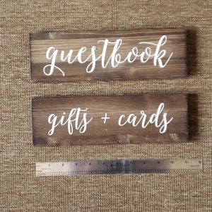 Wedding Decor Signs / Guestbook / Gifts / Cards
